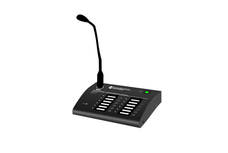 EN54-16 სტანდარტის დისტანციური მიკროფონი